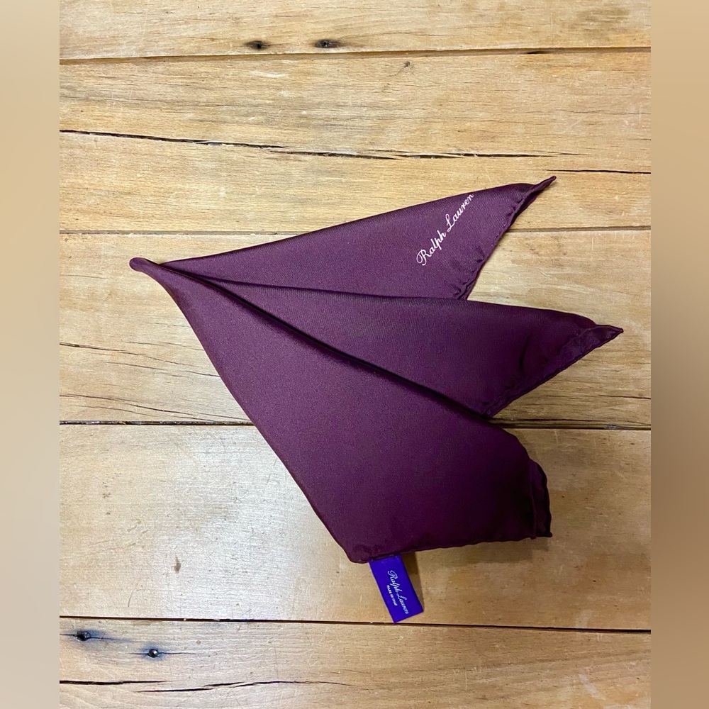 Ralph Lauren Purple Label Silk Picket Square